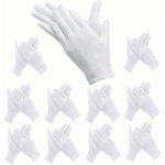 24-Pack Premium Soft Cotton Lining Gloves (12 Pairs) – Size M - 05721