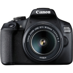 Canon EOS 2000D DSLR Camera with EF-S 18–55mm IS II Lens – 24.1MP - 04221