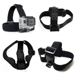 Elastic Adjustable Head Strap Mount Belt for GoPro & Action Cameras - 21331