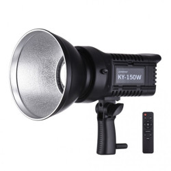 Andoer KY-150W LED Video Studio Light – 5600K Daylight | CRI93+ | Bowens Mount | Remote | UK Plug - 62142