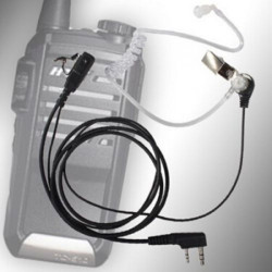 2-Pin Security Acoustic Tube Earpiece Headset for Kenwood & Baofeng Radios - 2602